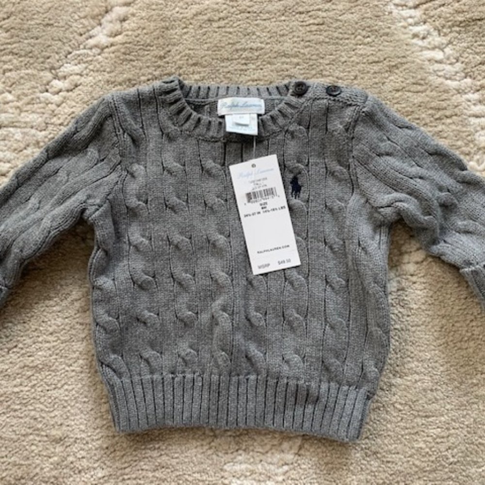 Ralph Lauren Cable Knit Sweater (Boys)
